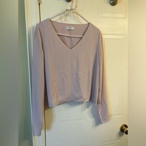 Aritzia Babaton Long-Sleeved Murphy Blouse - Size Medium